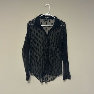 COPY - Hot Topic Coffin Button Down Shirt Size L